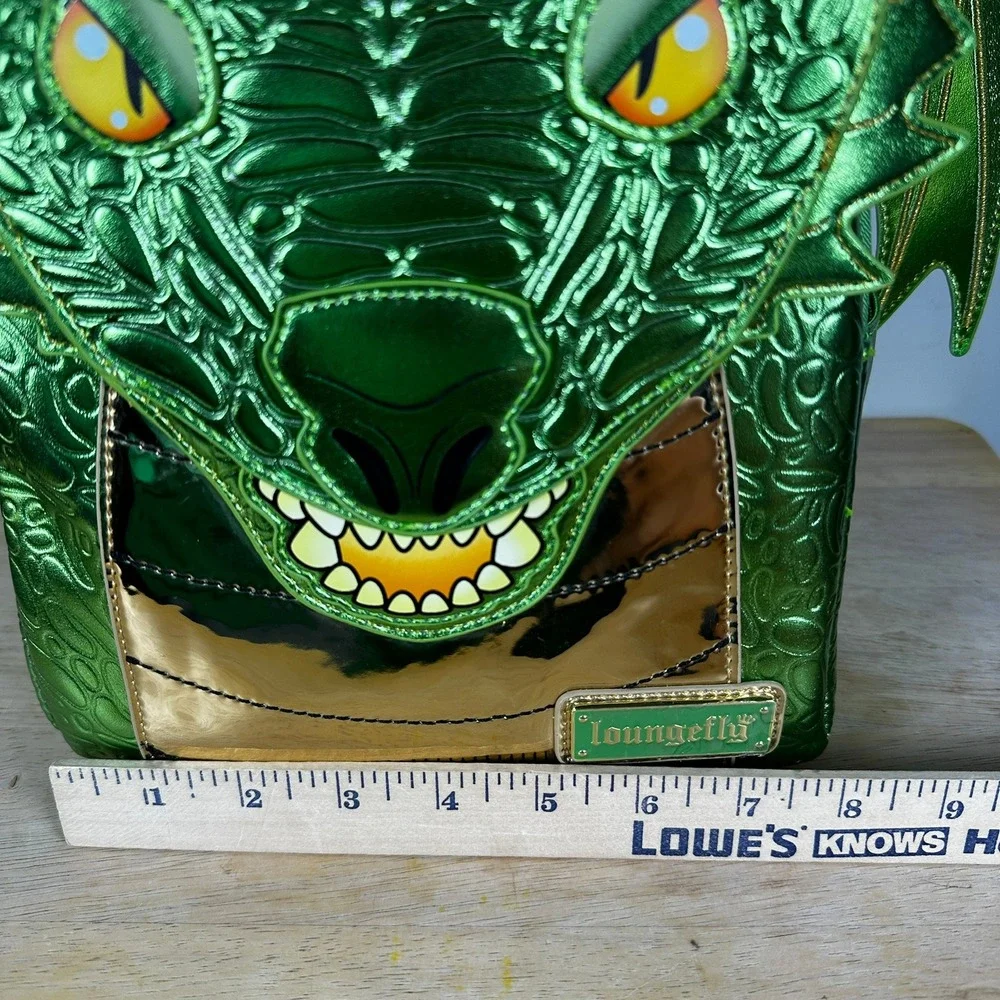 Loungefly Green Dragon Mini Backpack Books-A-Million‎ Exclusive Fourth Wing NWT
